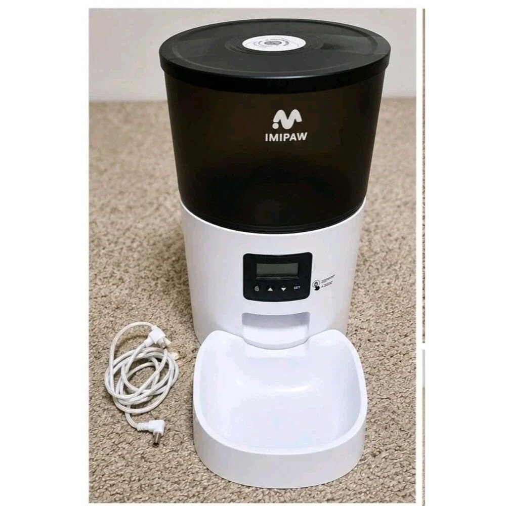 IMIPAW Automatic Pet Feeder 3L Programmable Digital Cat & Dog Food Dispenser